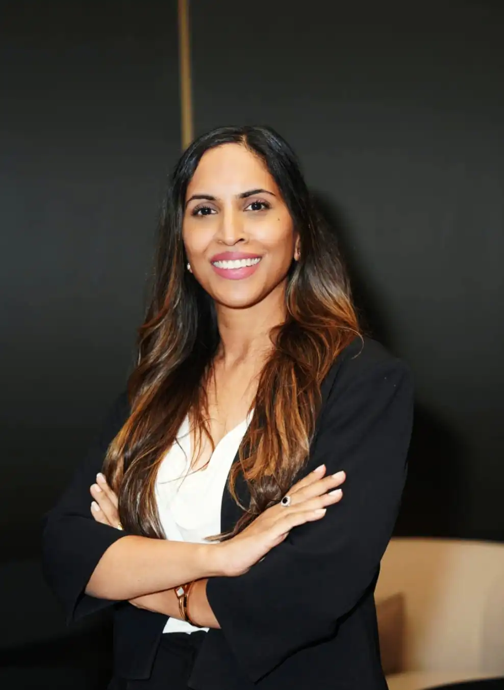 Professional portrait of Lubna Khan
