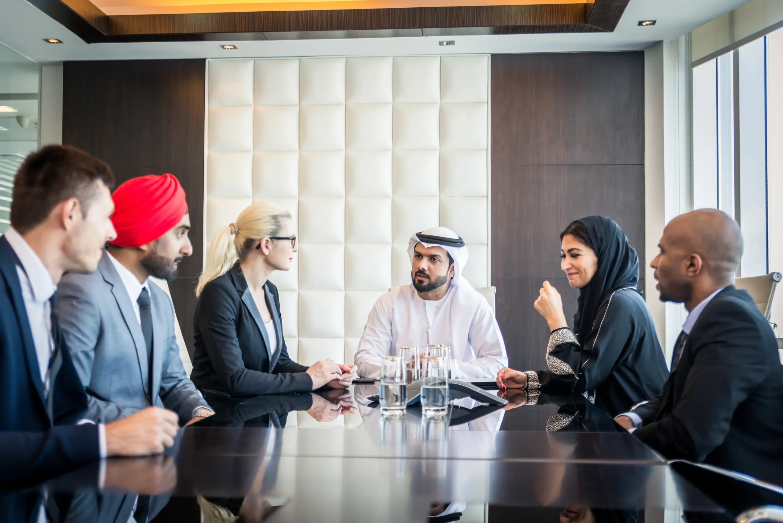 Business relationship and partnership discussion